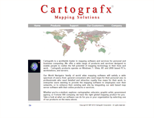 Tablet Screenshot of cartografx.com